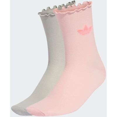 Adidas Calze Ruffle (2 paia) 37-39 Sandy Pink / Grey Two Adidas Calze Ruffle (2 paia) 37-39 Sandy Pink / Grey Two