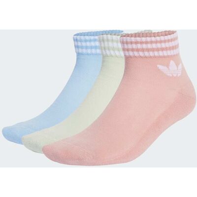 Adidas Calzini 3-Stripes (3 paia) 37-39 Wonder Mauve / Linen Green / Clear Sky Adidas Calzini 3-Stripes (3 paia) 37-39 Wonder Mauve / Linen Green / Clear Sky