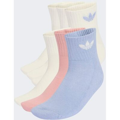 Adidas Calzini Mid (6 paia) 37-39 Chalk Blue / Wonder Mauve / Off White Adidas Calzini Mid (6 paia) 37-39 Chalk Blue / Wonder Mauve / Off White