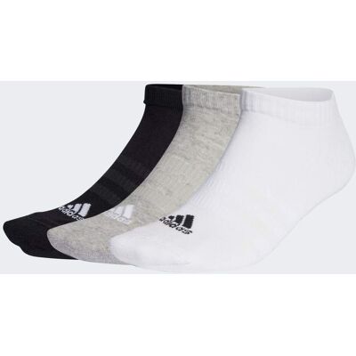 Adidas Calzini Cushioned Low-Cut (3 paia) 31-33 Medium Grey Heather / White / Black Adidas Calzini Cushioned Low-Cut (3 paia) 31-33 Medium Grey Heather / White / Black