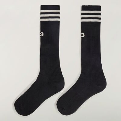 Adidas Y-3 STRIPES HIGH SOCKS 37-39 Black Adidas Y-3 STRIPES HIGH SOCKS 37-39 Black