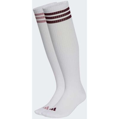 Adidas Confezione da 2 Paia di calzini al ginocchio 3 Strisce 37-39 White / Maroon / White / Magic Mauve Adidas Confezione da 2 Paia di calzini al ginocchio 3 Strisce 37-39 White / Maroon / White / Magic Mauve