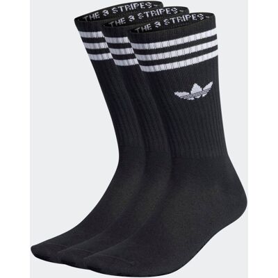 Adidas Calze Solid Crew (3 paia) 31-33 Black Adidas Calze Solid Crew (3 paia) 31-33 Black