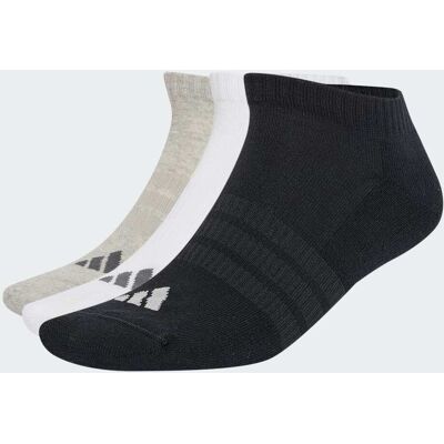 Adidas Calzini a taglio basso Cushioned Essentials confezione da 3 paia 37-39 Medium Grey Heather / White / Black / Grey Six Adidas Calzini a taglio basso Cushioned Essentials confezione da 3 paia 37-39 Medium Grey Heather / White / Black / Grey Six
