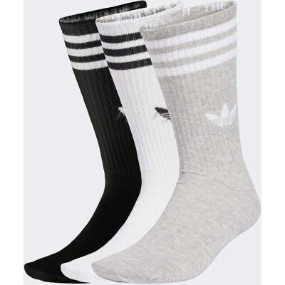 Adidas Calze 3-Stripes High (3 paia) 37-39 White / Medium Grey Heather / Black Adidas Calze 3-Stripes High (3 paia) 37-39 White / Medium Grey Heather / Black