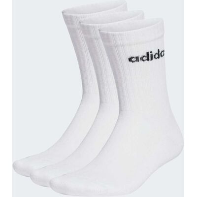Adidas Calze Linear Cushioned (3 paia) 31-33 White / Black Adidas Calze Linear Cushioned (3 paia) 31-33 White / Black