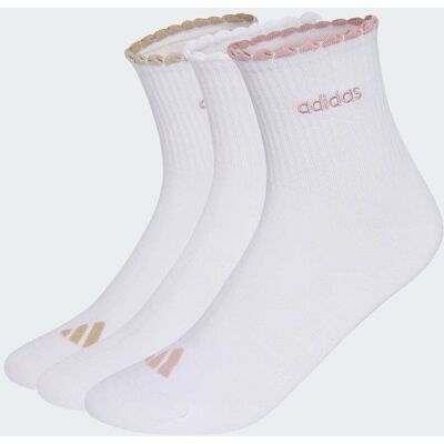 Adidas Calza alla caviglia lunga da donna confezione da 3 paia 37-39 White / Wonder Beige / Wonder Taupe / Dual Lilac Adidas Calza alla caviglia lunga da donna confezione da 3 paia 37-39 White / Wonder Beige / Wonder Taupe / Dual Lilac