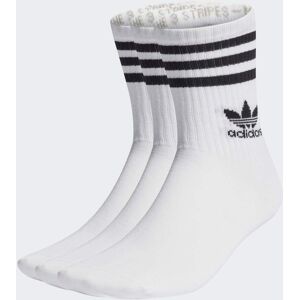 Adidas Calze Mid Cut (3 paia) 40-42 White Adidas Calze Mid Cut (3 paia) 40-42 White