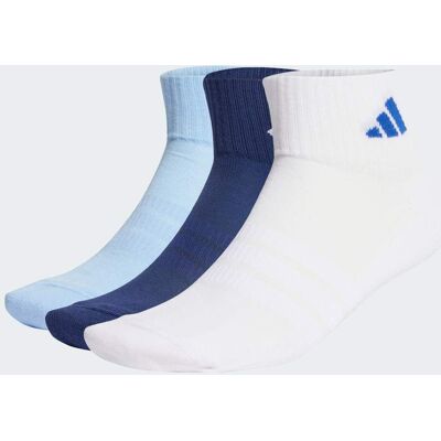 Adidas CALZINI SPORTIVI CUSHIONED ALLA CAVIGLIA CONFEZIONE DA 3 PAIA 43-45 Dark Blue / White / Glow Blue Adidas CALZINI SPORTIVI CUSHIONED ALLA CAVIGLIA CONFEZIONE DA 3 PAIA 43-45 Dark Blue / White / Glow Blue