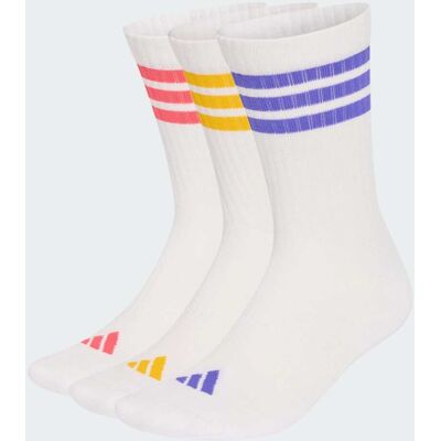 Adidas Calze 3-Stripes imbottite a metà polpaccio confezione da 3 paia 40-42 White / Solar Purple / Crew Yellow / Pure Turbo Adidas Calze 3-Stripes imbottite a metà polpaccio confezione da 3 paia 40-42 White / Solar Purple / Crew Yellow / Pure Turbo