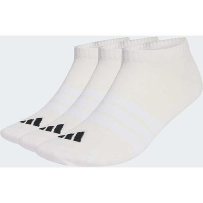 Adidas CALZINI LOW-CUT THIN&LIGHT ESSENTIALS CONFEZIONE DA 3 PAIA 31-33 White / White / Black Adidas CALZINI LOW-CUT THIN&LIGHT ESSENTIALS CONFEZIONE DA 3 PAIA 31-33 White / White / Black
