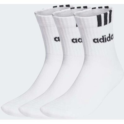 Adidas Calze 3-Stripes Linear Half-Crew Cushioned (3 paia) 40-42 White / Black Adidas Calze 3-Stripes Linear Half-Crew Cushioned (3 paia) 40-42 White / Black