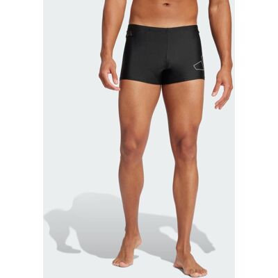 Adidas Boxer da nuoto Big Bars S Black / White Adidas Boxer da nuoto Big Bars S Black / White