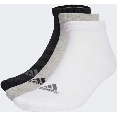 Adidas Calzini Cushioned Low-Cut (3 paia) 40-42 Medium Grey Heather / White / Black / Black Adidas Calzini Cushioned Low-Cut (3 paia) 40-42 Medium Grey Heather / White / Black / Black