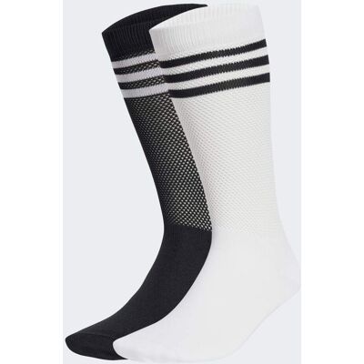 Adidas Calze Textured (2 paia) 40-42 White / Black Adidas Calze Textured (2 paia) 40-42 White / Black