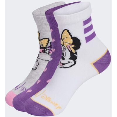 Adidas CALZE DISNEY MINNIE MOUSE 28-30 White / Active Purple / Light Grey Heather Adidas CALZE DISNEY MINNIE MOUSE 28-30 White / Active Purple / Light Grey Heather