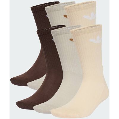 Adidas Calze Trefoil Cushion Crew (6 paia) 40-42 Brown / Putty Grey / Crystal Sand Adidas Calze Trefoil Cushion Crew (6 paia) 40-42 Brown / Putty Grey / Crystal Sand