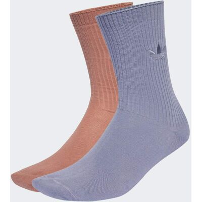 Adidas Calze Crew Everyday Icons (confezione da due paia) 43-45 Warm Clay / Silver Violet Adidas Calze Crew Everyday Icons (confezione da due paia) 43-45 Warm Clay / Silver Violet
