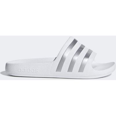 Adidas Ciabatte adilette Aqua Kids 31 Cloud White / Silver Met. / Cloud White Adidas Ciabatte adilette Aqua Kids 31 Cloud White / Silver Met. / Cloud White