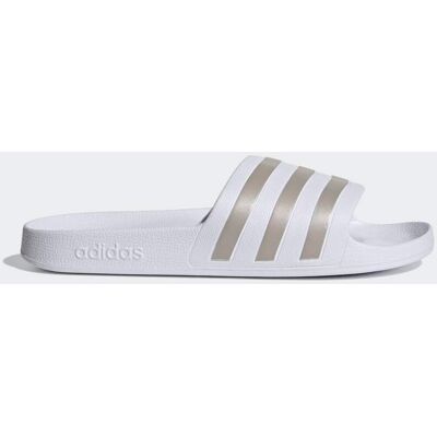 Adidas Ciabatte adilette Aqua 46 Cloud White / Platinum Metallic / Cloud White Adidas Ciabatte adilette Aqua 46 Cloud White / Platinum Metallic / Cloud White