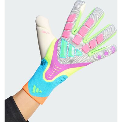 Adidas GUANTI DA PORTIERE PREDATOR PRO 12 Solar Yellow / Bright Cyan / White / Purple Burst Adidas GUANTI DA PORTIERE PREDATOR PRO 12 Solar Yellow / Bright Cyan / White / Purple Burst