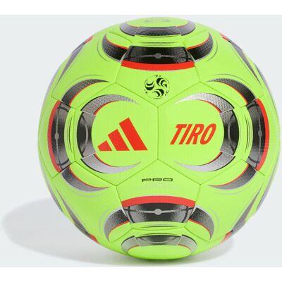 Adidas PALLONE TIRO PRO 5 Lucid Lemon / Black / Lucid Red / Iron Metallic Adidas PALLONE TIRO PRO 5 Lucid Lemon / Black / Lucid Red / Iron Metallic