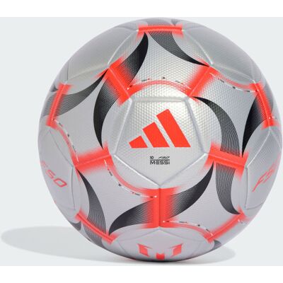 Adidas PALLONE League MESSI 5 Silver Metallic / Lucid Red / Black Adidas PALLONE League MESSI 5 Silver Metallic / Lucid Red / Black