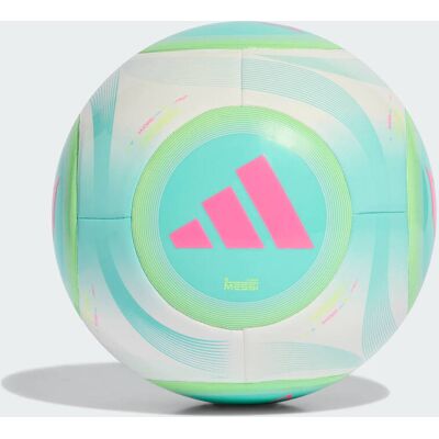 Adidas PALLONE MESSI CLUB 5 White / Flash Aqua / Halo Mint / Lucid Pink Adidas PALLONE MESSI CLUB 5 White / Flash Aqua / Halo Mint / Lucid Pink