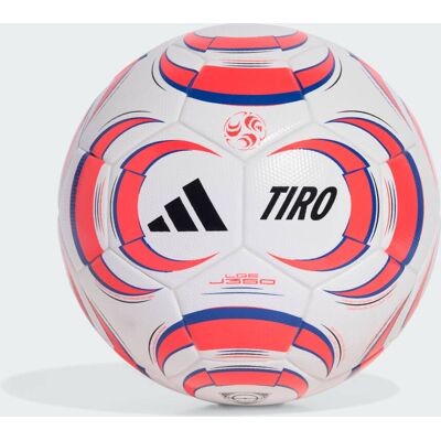 Adidas PALLONE TIRO LEAGUE J350 5 White / Black / Lucid Red / Power Blue Adidas PALLONE TIRO LEAGUE J350 5 White / Black / Lucid Red / Power Blue