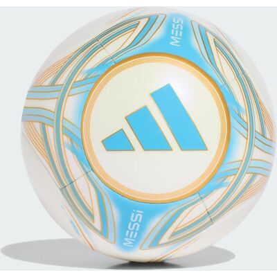 Adidas Pallone Messi Club 4 Ivory / Semi Blue Burst / Icey Blue / Gold Metallic Adidas Pallone Messi Club 4 Ivory / Semi Blue Burst / Icey Blue / Gold Metallic