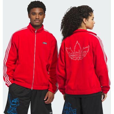 Adidas TRACK TOP SKATEBOARDING x KOGANCULT SUPERFIRE XL Better Scarlet / Light Solid Grey Adidas TRACK TOP SKATEBOARDING x KOGANCULT SUPERFIRE XL Better Scarlet / Light Solid Grey