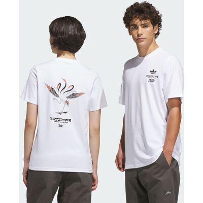 Adidas T-SHIRT SKATEBOARD x TEMPLE OF SKATE CRANE 2XL White / Black Adidas T-SHIRT SKATEBOARD x TEMPLE OF SKATE CRANE 2XL White / Black