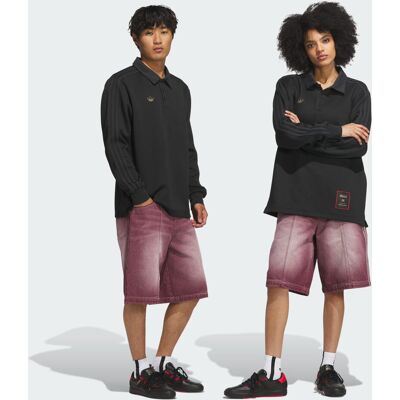 Adidas JORTS SKATEBOARDING x TYSHAWN WASHED DENIM 34" Maroon Adidas JORTS SKATEBOARDING x TYSHAWN WASHED DENIM 34" Maroon
