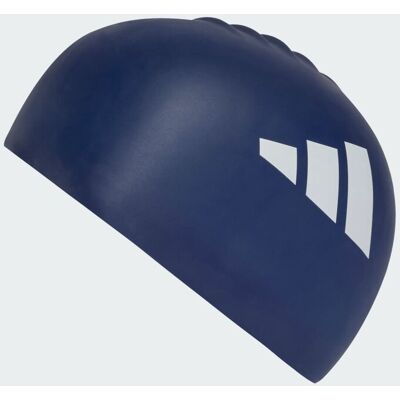 Adidas CUFFIA DA NUOTO CON LE 3 STRISCE PER ADULTI 1 Taglia Dark Blue / White Adidas CUFFIA DA NUOTO CON LE 3 STRISCE PER ADULTI 1 Taglia Dark Blue / White