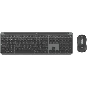 Logitech Acquista il kit di mouse e tastiera sottili Signature MK950 in grafite, Svizzero (QWERTZ) Logitech Acquista il kit di mouse e tastiera sottili Signature MK950 in grafite, Svizzero (QWERTZ)