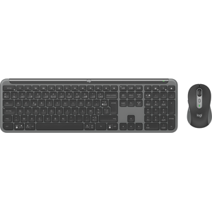 Logitech Acquista il kit di mouse e tastiera sottili Signature MK950 in grafite, Francese (AZERTY) Logitech Acquista il kit di mouse e tastiera sottili Signature MK950 in grafite, Francese (AZERTY)