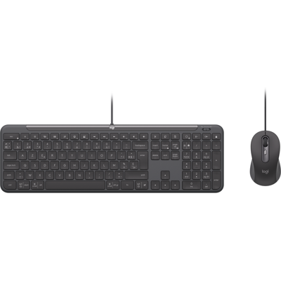 Logitech Signature Slim Wired Combo MK620 for Business in Graphite, Belga (AZERTY) Logitech Signature Slim Wired Combo MK620 for Business in Graphite, Belga (AZERTY)