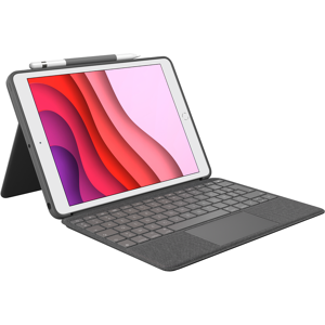 Logitech Custodia con tastiera Combo Touch per iPad in Grafite, iPad (7a, 8a e 9a gen) Logitech Custodia con tastiera Combo Touch per iPad in Grafite, iPad (7a, 8a e 9a gen)