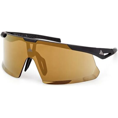 Adidas Sport Occhiali Da Sole Sp0106 Matte Black / Brown Mirror One Size Adidas Sport Occhiali Da Sole Sp0106 Matte Black / Brown Mirror One Size