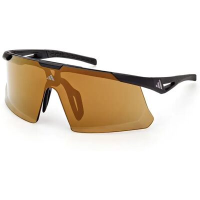 Adidas Occhiali Da Sole Sp0107 Matte Black / Brown Mirror One Size Adidas Occhiali Da Sole Sp0107 Matte Black / Brown Mirror One Size