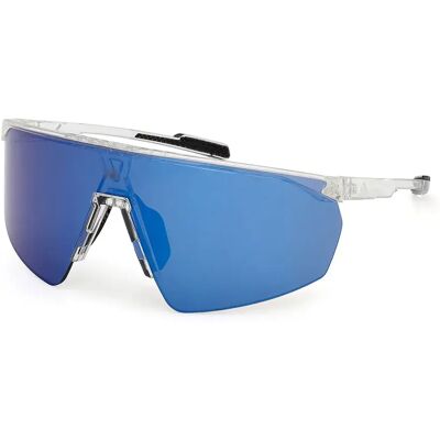 Adidas Sport Occhiali Da Sole Sp0075 Crystal Blue Mirror/CAT3 Adidas Sport Occhiali Da Sole Sp0075 Crystal Blue Mirror/CAT3
