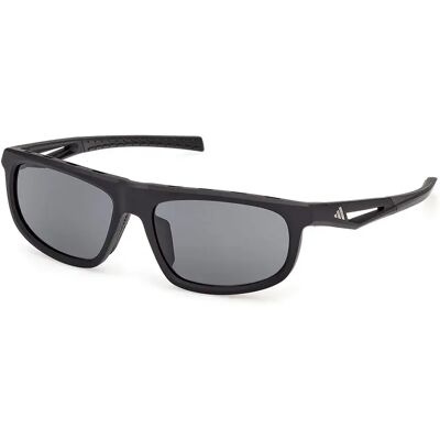 Adidas Sport Occhiali Da Sole Da Donna Dromeas Matte Black 02A Smoke/CAT3 Adidas Sport Occhiali Da Sole Da Donna Dromeas Matte Black 02A Smoke/CAT3