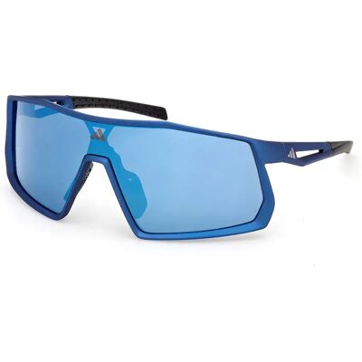 Adidas Sport Occhiali Da Sole Kentro Matte Blue Blue Mirror/CAT3 Adidas Sport Occhiali Da Sole Kentro Matte Blue Blue Mirror/CAT3