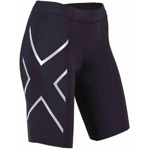 2xu Pantaloncini compressivi donna - Nero/Argento - Abbigliamento sportivo 2xu Pantaloncini compressivi donna - Nero/Argento - Abbigliamento sportivo