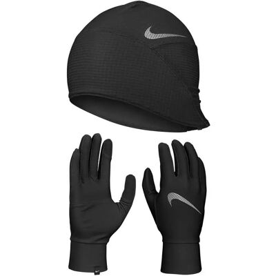 Nike Accessories Guanti Essential Black / Black / Silver S-M Nike Accessories Guanti Essential Black / Black / Silver S-M