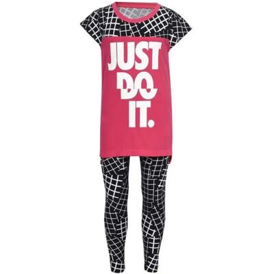 Nike Leggings 89-023 Black 5-6 Anni Nike Leggings 89-023 Black 5-6 Anni
