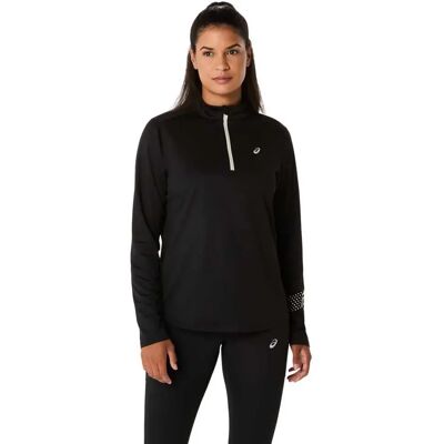 Asics Maglietta A Manica Larga Con Mezza Cerniera Icon Performance Black XS Asics Maglietta A Manica Larga Con Mezza Cerniera Icon Performance Black XS