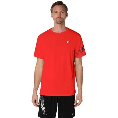 Asics Maglietta A Maniche Corte Icon Flash Red 2XL Asics Maglietta A Maniche Corte Icon Flash Red 2XL