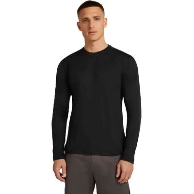 Icebreaker Maglietta A Maniche Lunghe 150 Merinofine™ Ace Upf Black 2XL Icebreaker Maglietta A Maniche Lunghe 150 Merinofine™ Ace Upf Black 2XL