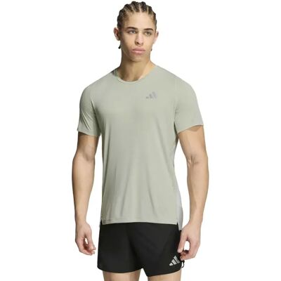 Adidas Maglietta A Maniche Corte Adi365breeze Running Halo Green / Grey One L Adidas Maglietta A Maniche Corte Adi365breeze Running Halo Green / Grey One L